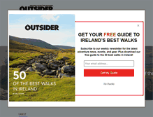 Tablet Screenshot of outsider.ie